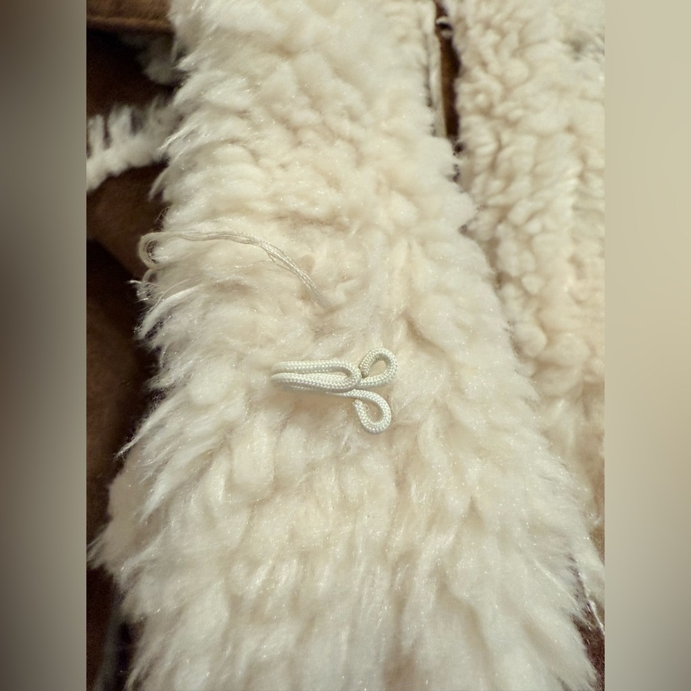 Vintage Wilsons Leather Penny Lane Coat suede with faux fur trim. Women’s M - Picture 10 of 13